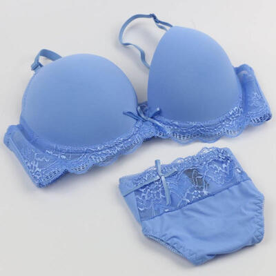 

Sexy Women Underwear Solid Vs Sexy Thong Bra Plus Sets Lingerie Suit Lace Bra And Female Panties Push Up 80 85 90 95B Bra Set