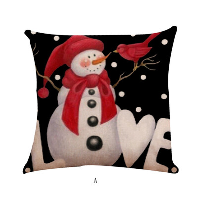

Tailored Christmas Pillow Covers Embroidery Throw Pillow Cases for Home Car Decorative
