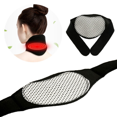 

2 PCS Self Heating Tourmaline Neck Magnetic Therapy Support Tourmaline Belt Wrap Brace Pain Relief