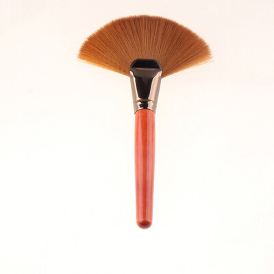 

2017 Large Slim Fan Makeup Brush Blending Highlighter Face Contour Powder Brush