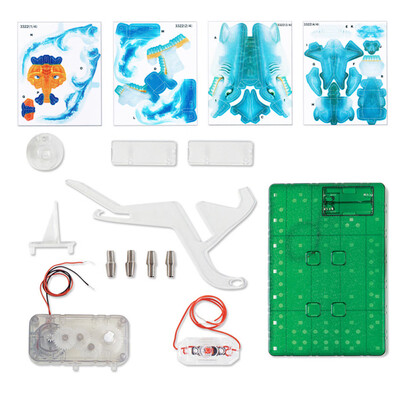 

YIWULA3D Animal Model Kits Paper Puzzle Handmade DIY Electric Origami Shark Toy
