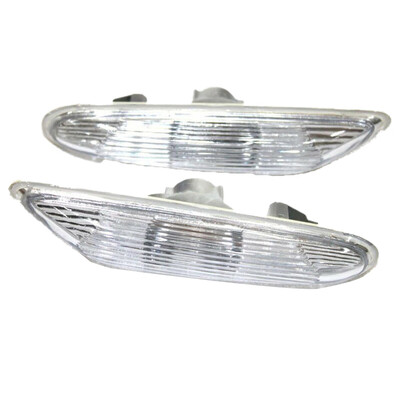 

1 Pair Replacement for E90 E91 E92 E93 2006-2011 Left&Right Side Marker Turn Indicator White Lens