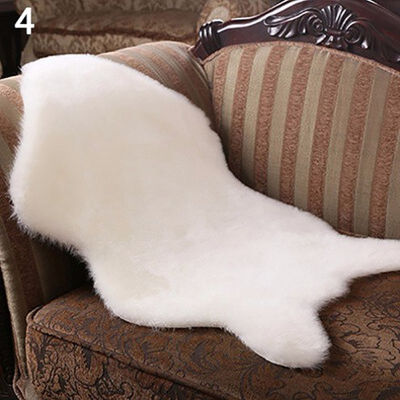 

Anti-Slip Soft Faux Sheepskin Rug Mat Carpet home Use Pad Chair Sofa Cover Home Decor