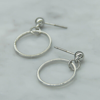 

Fashion Jewelry Gold Silver Color Circle Geometric Round Earrings Best Gift For Women Girl