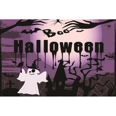 

9 Styles New Halloween Pumpkin Background Wall Horror Decoration Photography Background Props 3X5Ft