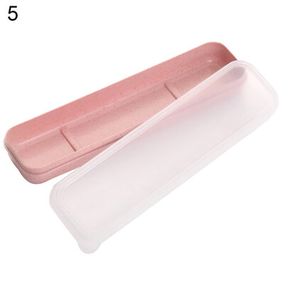 

Portable CanvasWheat Stalk Camping Picnic Fork Tableware Pouch Case Container