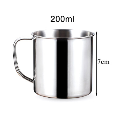 

340 Stainless Steel Water Milk Coffee Tea Cup Tumbler Camping Portable Cups Mug