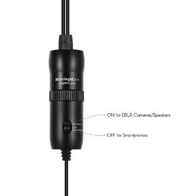 

ACEMIC Dual Head Lavalier Microphone Mic Lapel Clip-on Omni-directional Condenser with 65mm Adapter for Smartphone DSLR PC Camcor