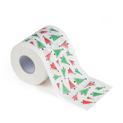 

Gobestart Home Santa Claus Bath Toilet Roll Paper Christmas Supplies Xmas Decor Tissue A
