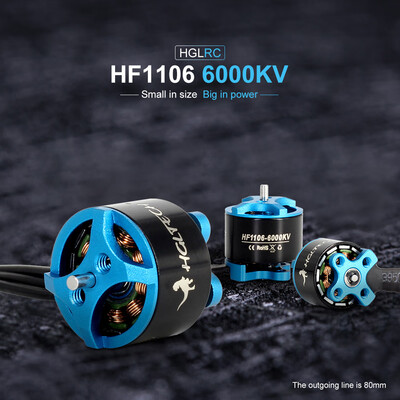 

Siaonvr HGLRC FLAME HF1106 6000KV Brushless Motor For FPV Racing Drone