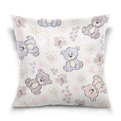 

ALAZA Throw Pillow Cover 16 X 16 inch Christmas Gift Cushion Cover with Cartoon Koala Printed Pillowcase