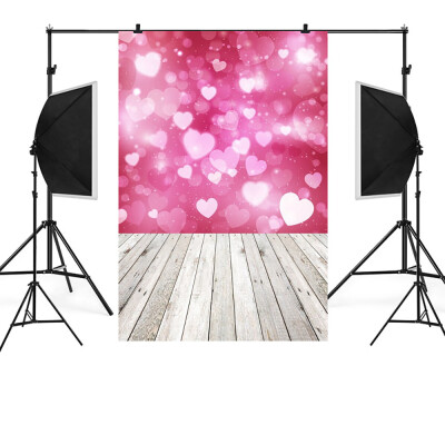 

Toponeto Valentines Day Love Heart Photography Backdrop Vinyl Photo Background Prop Gift