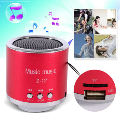 

Handfree Wired Portable Mini Speaker Subwoofer FM Radio USB Micro SD TF Card MP3 Player