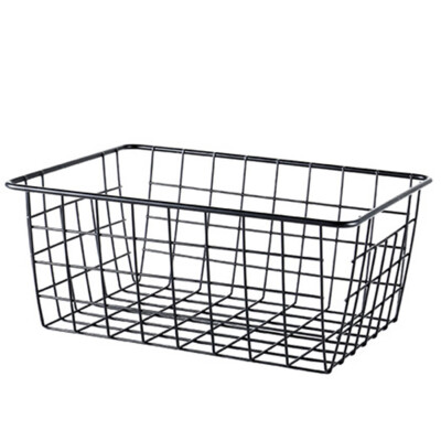 

New Design Iron Storage Basket Bin Desktop Snack Storage Basket