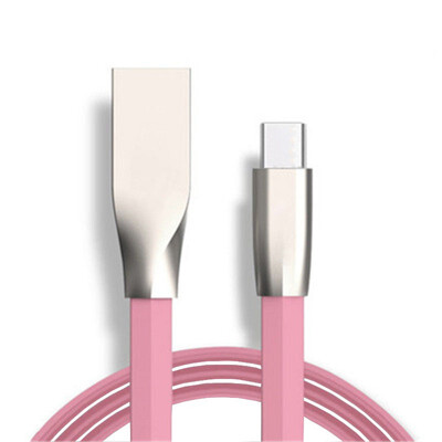 

3D Type-C USB Cable Fast Charging Date Cable for Samsung S9 LG G6 Micro USB Cable Flexible Flat Charging Cable For iPhone