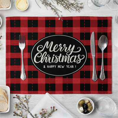 

Gobestart Christmas Kitchen Living Room Decoration Home Restaurant Table Mat Hotel Supplies