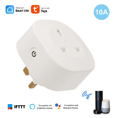 

Smart Power Plug Smart Home Socket Voice Control Compatible with Amazon Echo & for Google Home IFTTT Tmall Elf Timing Function App