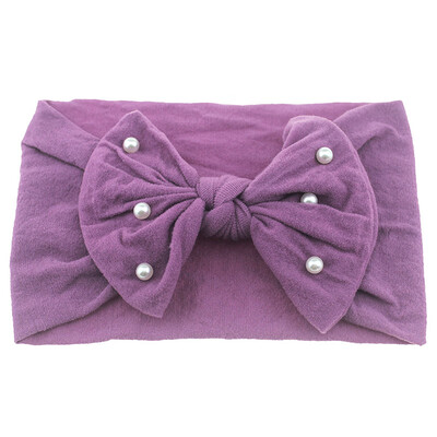 

New Baby Cute Girls Boys Pearl Bowknot Design Headband Headwear Apparel Photography Prop Party Gift