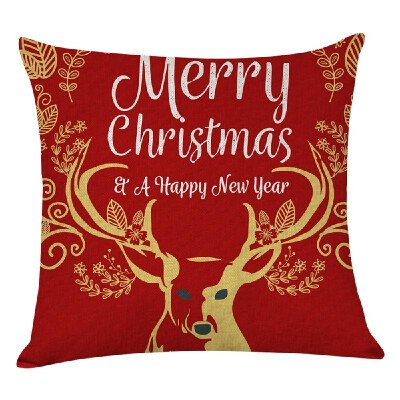 

Christmas Throw Pillow Covers Pillowcase Decorative for Sofa Bed 18x18 Inches