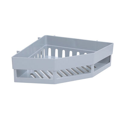 

Bathroom Tripod Punch-free Wall-mounted Corner Seamless Organizer Shampoo Soap Toothbrush Wash Shelf