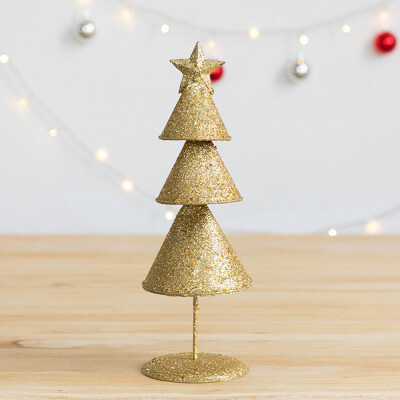 

Tailored Glitter Christmas Tree Star Topper Ornaments Party Decoration Xmas Decor