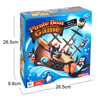 

YIWULADesktop Toys Interactive Fun Board Game Balance Boat Pirate Boat Party Game