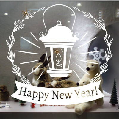 

Christmas Wall Sticker Window DIY Living Wallpaper Wall Stickers PVC Stickers New Year Christmas Decorations For Home