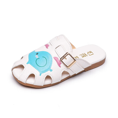 

Children Slippers Cute Baby Girls Summer Kids Cartoon Slippers Anti-slip Sandals Indoor Outdoor Beach Shoes