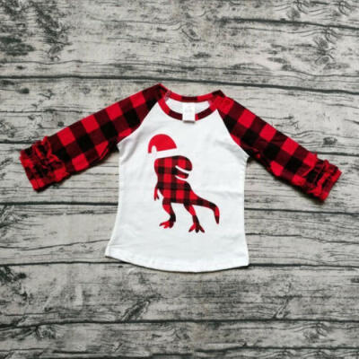 

Newborn Infant Baby Girl Boy Clothes Plaid Tee Long Sleeve T Shirt Tops Outfits