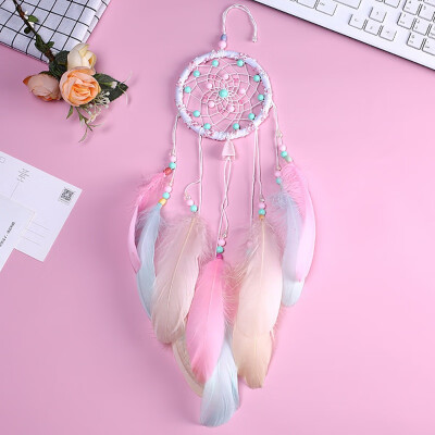 

Fine Feather Pendant Creative Hollow Wind Chimes Wall Hanging Flying Wind Chimes Dream Catcher Handmade Gifts Dreamcatcher