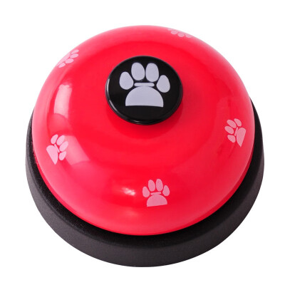 

Pet Toy Training Called Dinner Small Bell Footprint Ring Dog Toys For Teddy Puppy Pet Call