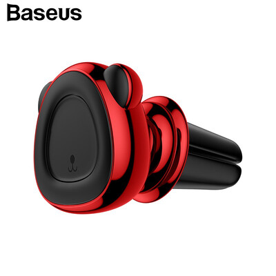 

Baseus Mini Car Phone Holder Air output style Magnetic phone holder Cute Bear Mobile phone Holder for Auto Air outlet