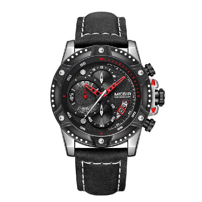 

MEGIR 2130 Rugged Military Quartz Men Watch 3ATM Waterproof Sports Male Watch Calendar Sub-Dials Chronograph Wristwatch for Men wi
