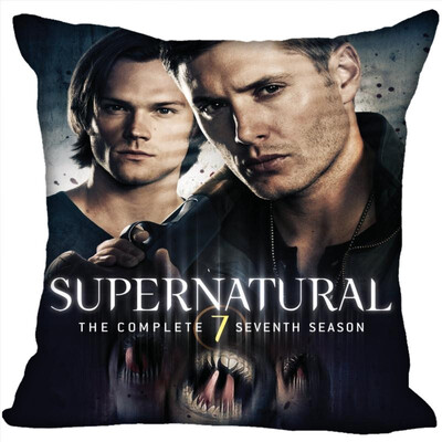 

Supernatural Pillow Cover Bedroom Home Office Decorative Pillowcase Square Zipper Pillow Cases Satin Fabric No Fade