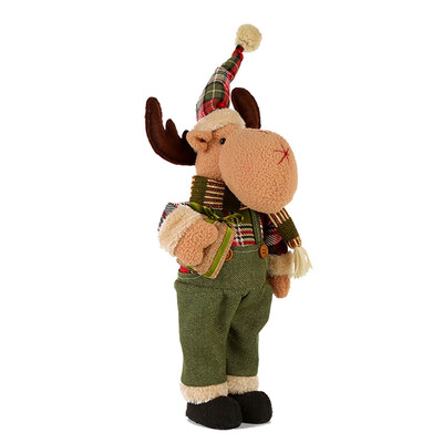 

〖Follure〗Santa Claus Elk Snowman 38cm Animated Plush Toy Doll Stuffed Animal Xmas Gift