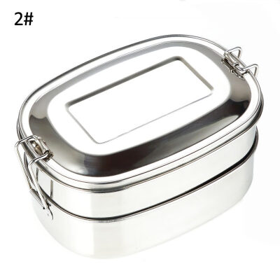 

500ml Double Layer Leakproof Stainless Steel Lunch Bento Box Food Container