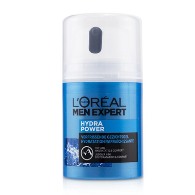 

LOREAL - Men Expert Hydra Power Refreshing Face Gel To 48 Hours Hydration & Comfort 50ml169oz