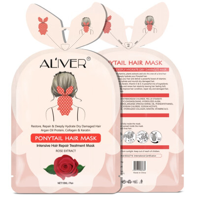 

Hair Treatment Masks Nourishing Moisturizing Hair Anti-fork Anti-drying Ponytail Hair Mask Rose Coconut 1pc