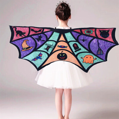 

Fairy Tale Princess Cosplay Costume Butterfly Wings Shawl Cape Stole Kids Boys Girls Scarf Wrap Accessories Girls Costumes Wings