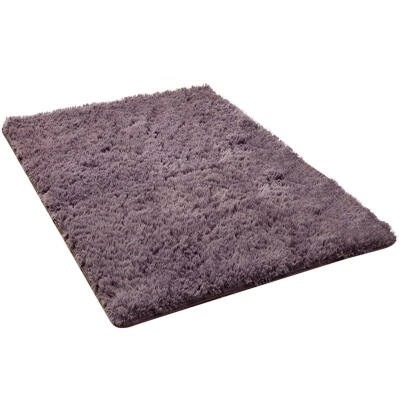 

Living Room Bedroom Carpets Non-slip Soft Modern Thickened Washed Silk Non-slip Carpet Yoga Mat Long Hair