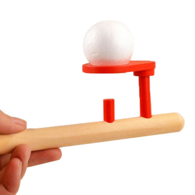 

YIWULAKids Wooden Toys Nostalgic Gadgets Fun Wooden Pipe Balance Blowing Ball Toys