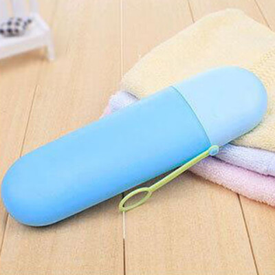 

Protect Toothbrush Tube Cover case Household Travel Candy Color Portable Dustproof Toothbrush Case Box