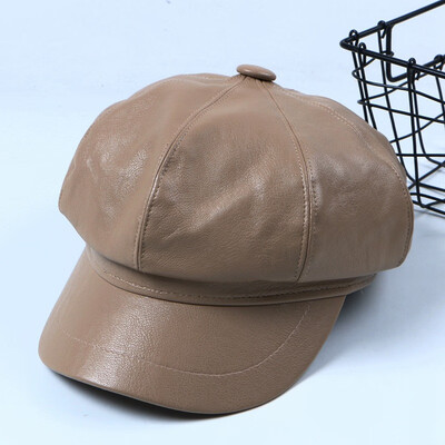 

Autumnwinter vintage British hat women fashion hundred japanese skin octagonal hat personality painter hat student beret tide