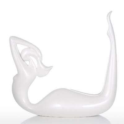 

Tomfeel Dance-- Bend Back Resin Sculpture Home Decor Modern Art Figurine