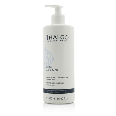 

THALGO - Eveil A La Mer Gentle Cleansing Milk Face & Eyes - For All Skin Types Even Sensitive Skin Salon Size 500ml169oz