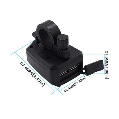 

Motorcycle Wide Voltage Double Usb Arrow Type Charger 10-80V Motorcycle Scooter Handlebar Adapter Charger Waterproof Car Charger