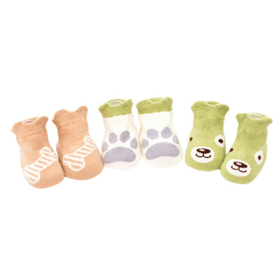 

4pcs Newborn Cotton Toddler Anti-slip Socks Baby Floor Socks Boys Girls Cute Cartoon Baby Infant Socks