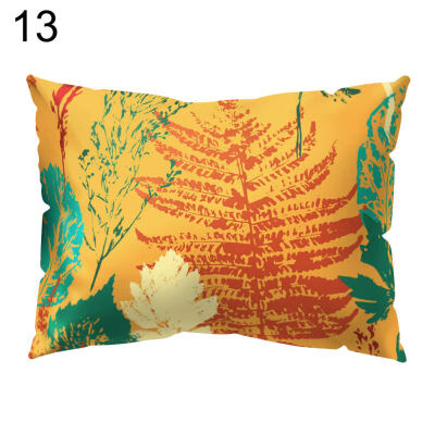 

Fresh Flower Tree Throw Pillow Protector Case Cushion Cover Sofa Bedding Article