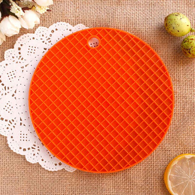 

Toponeto Silicone Heat Insulation Placemat Plate Coaster Round Pad Cup Table Bowl Mat