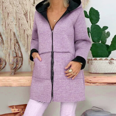 

Tailored Womens Autumn And Winter Long-sleeved Woolen Clothes Sweater Coat